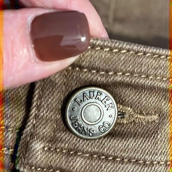 Ralph Lauren Brown Denim Skirt Size 6 - Picture 9 of 11